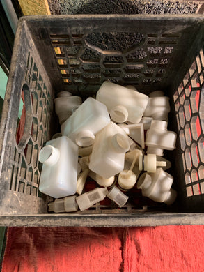 Partial Crate of Brake Canister Parts